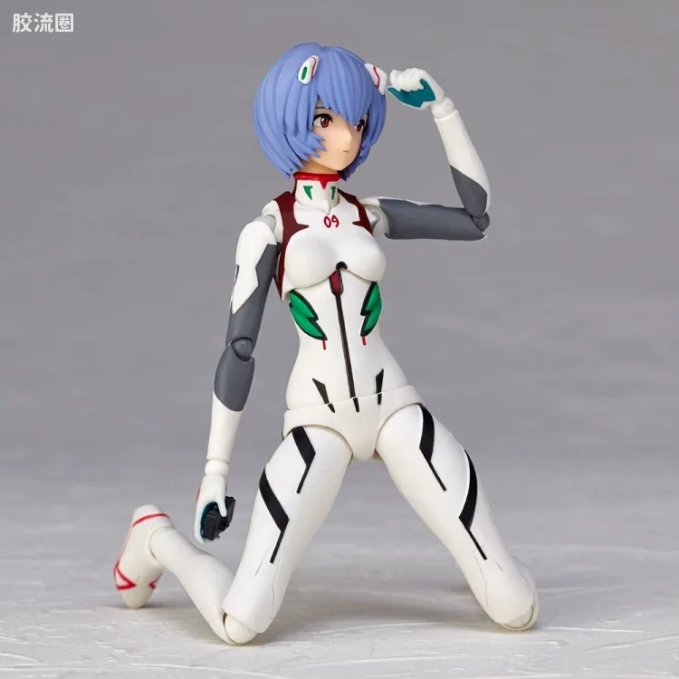 海洋堂转轮科技山口式可动系列 EVANGELION EVOLUTION EV-022EX 绫波丽(仮称)[白] - 图片